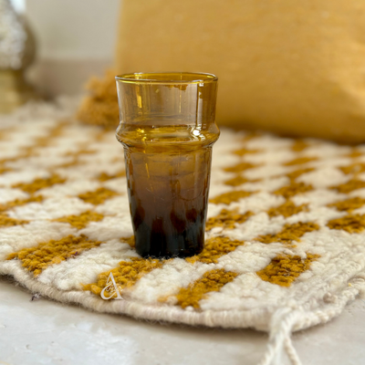 Beldi brown juice glass 13cm