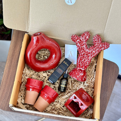 Red Cactus Handcrafted Gift Box