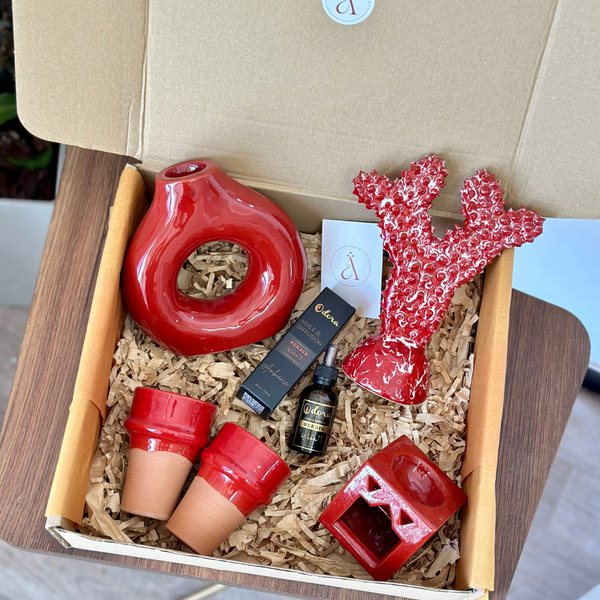 Red Cactus Handcrafted Gift Box