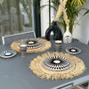 Black Tafoukt plate set (6 pieces)