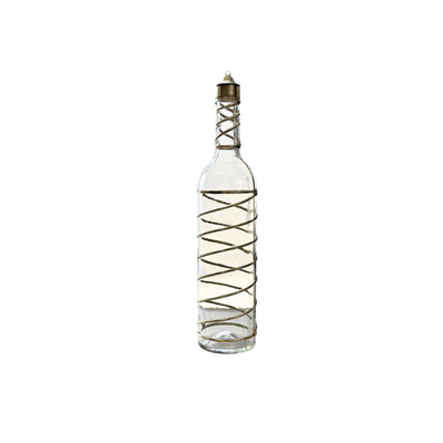Bouteille 1L dorée transparente - Ajbir