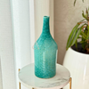 Turquoise bottle vase