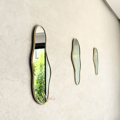 Miroir moyen en laiton Afous - Ajbir