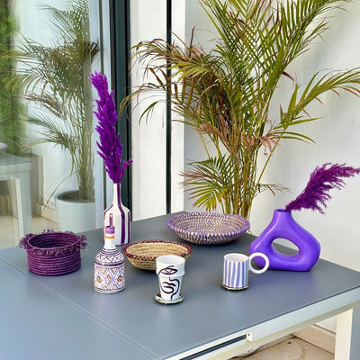 Mug rayé mauve - Ajbir