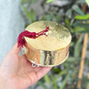 Hammered Gold Brass Storage Box