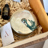 Aknari handmade gift box in petrol blue
