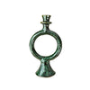 Porte bougie vert moucheté - Ajbir
