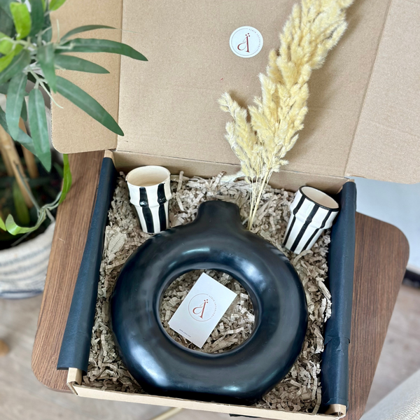 Tafoukt black handmade gift box