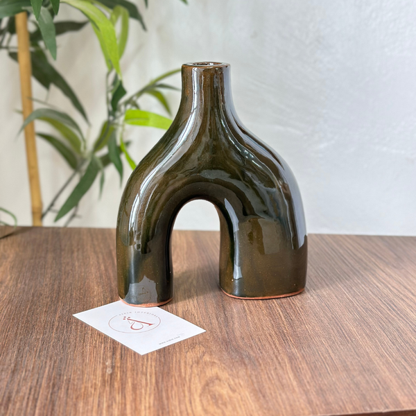 Mini vase Azul varnished
