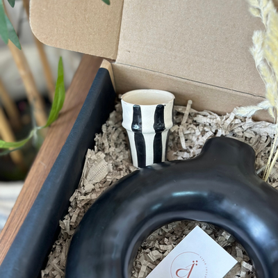Tafoukt black handmade gift box