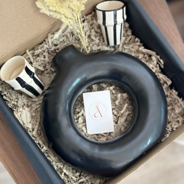 Tafoukt black handmade gift box