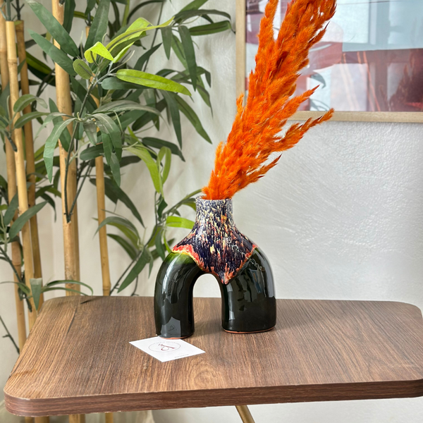 Mini vase Azul varnished