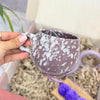 Purple teapot handcrafted gift box