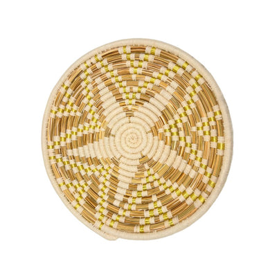 Plateau Talount beige et doré 35cm - Ajbir