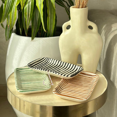 Plateau rayé vert - Ajbir