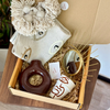 Oudm brown handcrafted gift box
