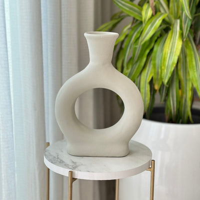 Vase Aram crème - Ajbir