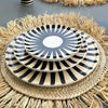 Black Tafoukt plate set (6 pieces)
