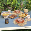 Service à table terracota (14 pièces) - Ajbir