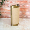 Aourir wall light in brass and jute