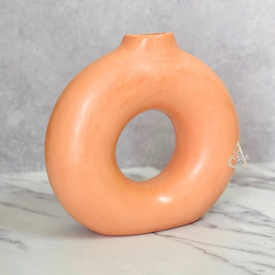 Tafoukt handmade vase, matte rounded