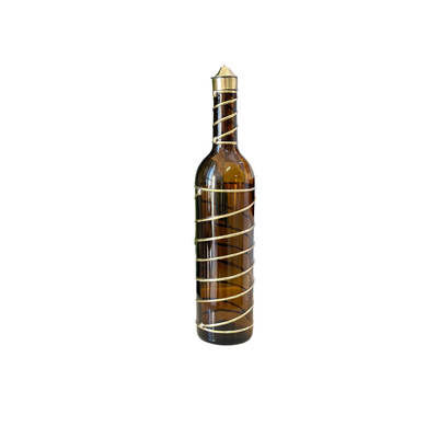Bouteille 1L dorée marron - Ajbir