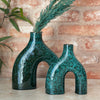 Azul handmade vase medium varnish