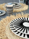 Black Tafoukt plate set (6 pieces)
