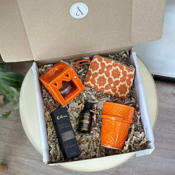 Tizwelt orange handmade gift box