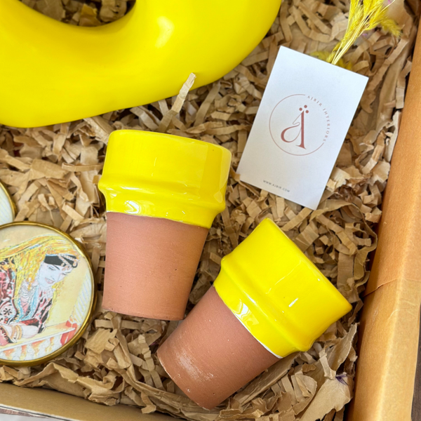 Medina Chick Yellow Handcrafted Gift Box
