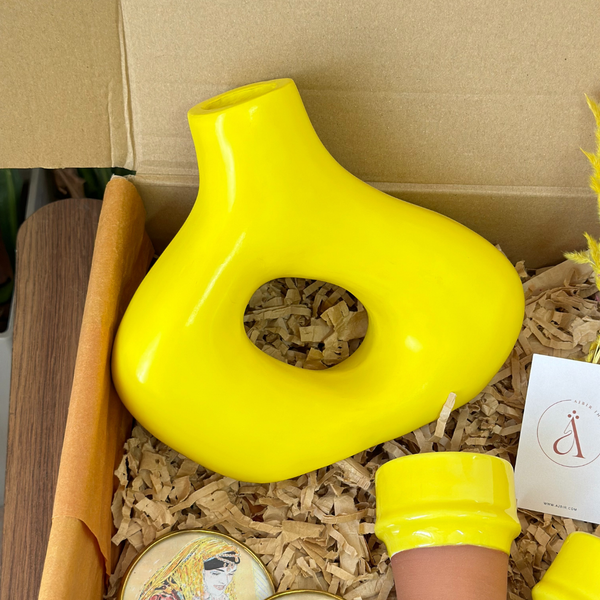 Medina Chick Yellow Handcrafted Gift Box