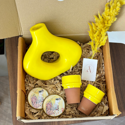 Medina Chick Yellow Handcrafted Gift Box