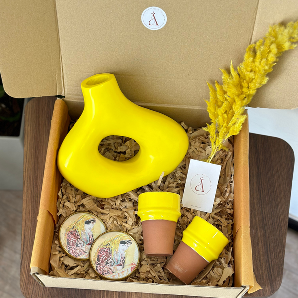 Medina Chick Yellow Handcrafted Gift Box