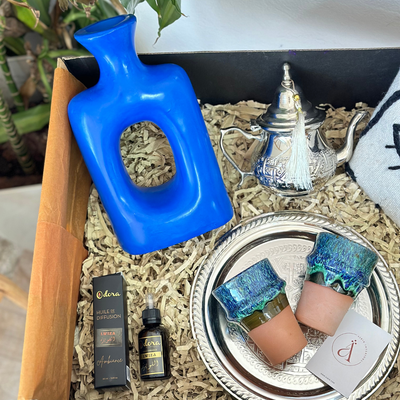 XL Riad Blue Handcrafted Gift Box