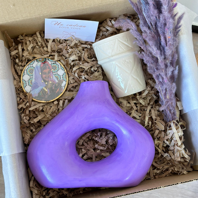 Tanara Purple Handcrafted Gift Box