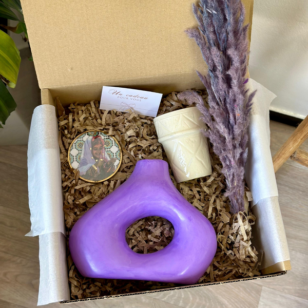 Tanara Purple Handcrafted Gift Box