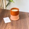Terracota handmade candle in terracotta with oriental fragrance