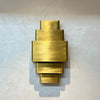 Tagant wall light in gilded brass