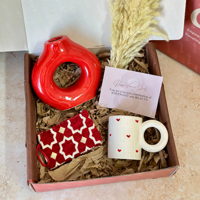 Tafoukt Tayri red handcrafted gift box