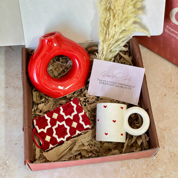 Tafoukt Tayri red handcrafted gift box
