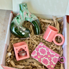 Adal Pink Green Handcrafted Gift Box