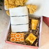 Handmade Gift Box Yellow Striped Cover