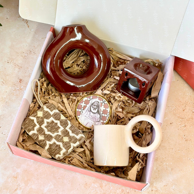 Brown Zellige Handcrafted Gift Box
