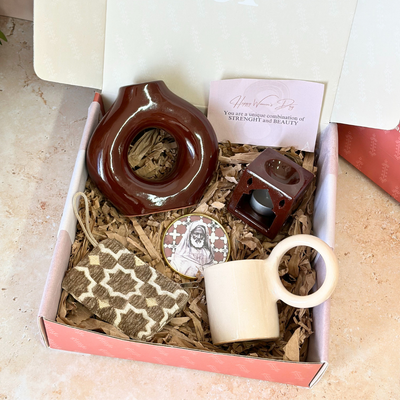 Brown Zellige Handcrafted Gift Box