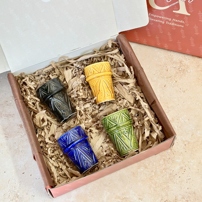 Tizwelt 4-glass handcrafted gift set