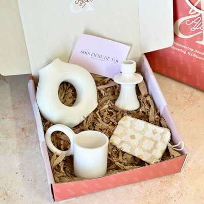 White Zellige Handcrafted Gift Box