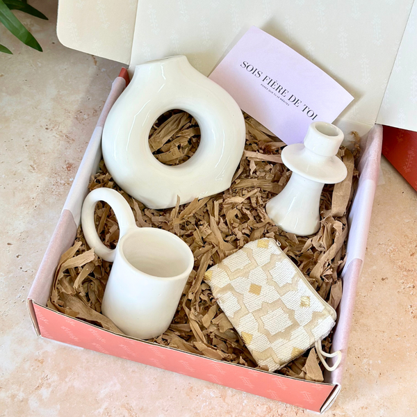 White Zellige Handcrafted Gift Box