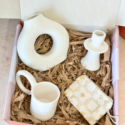 White Zellige Handcrafted Gift Box