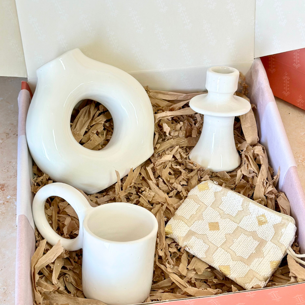 White Zellige Handcrafted Gift Box