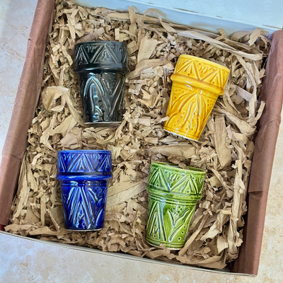 Tizwelt 4-glass handcrafted gift set